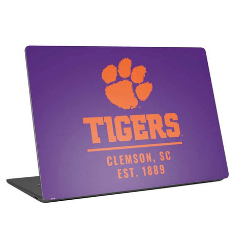 Clemson University Tigers Est 1889 Universal Laptop 16.6in (13.4 x 9.7in) Skin